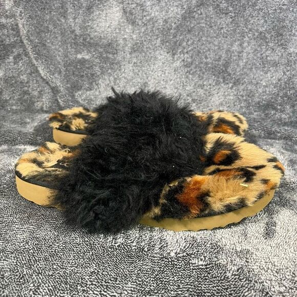UGG Leopard Scuffette II Slippers Shoes (Size US 2) - Picture 5 of 6